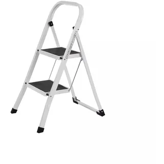 In And OutdoorMatch Haushaltsabfalleimer Cade - Küchenabfalleimer Aufklappbar - Silber - Rutschfest - 90cm - 150kg