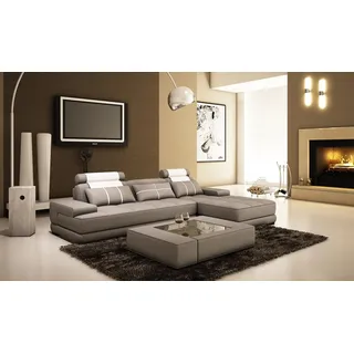 XXL Designer Wohnlandschaft Polster Ecksofa Eck Garnitur Sofa Couch Ecke L Form - Schwarz