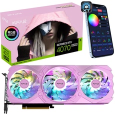 Bild GeForce RTX 4070 SUPER EX Gamer Pink (1-Click OC), 12GB GDDR6X, HDMI, 3x DP (47SOM7MD7LKK)
