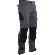 Bild J2321-grau/schwarz-48 Bundhose Dunkelgrau, Schwarz Kleider-Größe: 48