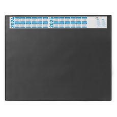 Durable Schreibunterlage (mit Vollsichtplatte und Kalender, 650 x 520 mm) 1 Stück, dunkelblau, 720407