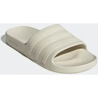 Badesandale ADIDAS SPORTSWEAR "AQUA ADILETTE", Damen, Gr. 39, alumina, wonder weiß, alumina, Synthetik, Schuhe Badesandale, Badelatschen
