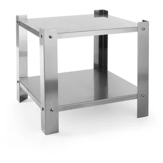 HENDI Untergestell, für Hockerkocher 147108, Zur Selbstmontage, 425x425x(H)400mm, Edelstahl 18/0