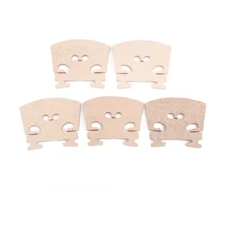 5 St ̈1ck Handgefertigte Ahornholz Violine Br ̈1cke 4/4 Gr??e f ̈1r Akustische Violine Hochwertige Saitenbr ̈1cke Ideal Musikinstrumente Zubeh?r