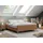 Meble Boxspringbett ohne Kopfteil Bettkasten Bett niedriges Kopfteil Polsterbett ohne Kopfteil LESS 140x200cm Orange H4 Orange