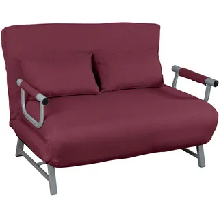 VCM Schlafsofa »Schlafsofa Couch Kolino mit Schlaffunktion«, rot,