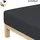 Spannbettlaken Jersey 140 x 200 - 160 x 200 cm grau