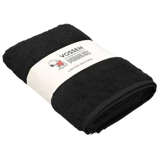 VOSSEN Sleepy Snoopy Handtuch 50 x 100 cm schwarz
