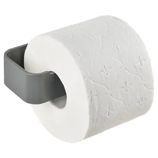 Zone Denmark Ume Toilettenpapierhalter - Klopapierhalter im Schlichten Design - Klorollenhalter - Inkl. Schrauben und Dübel - aus Aluminium - 16,4 x 7,6 x 4 cm - Grau