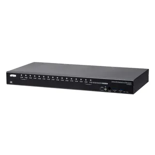 ATEN 16-Port USB True 4K DisplayPort KVM Switch wi