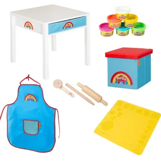 Roba Basteltisch roba x Play-Doh , Holzwerkstoff , 55x54x55 cm , FSC Mix , Babymöbel & Kindermöbel, Kinderzimmer & Jugendzimmer, Kindersitzgruppe