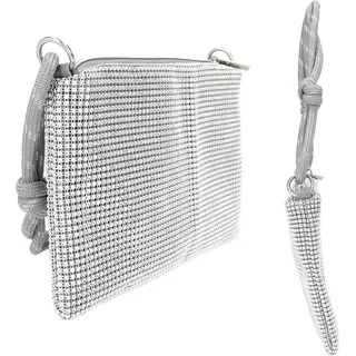 DEPESCHE Glitter Queen Kleine Handtasche Silber
