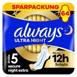 Always Ultra Secure Night Damenbinden 64 St.