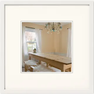 walther design BP330V Peppers Bilderrahmen, Holz, 30 x 30 cm, polarweiß