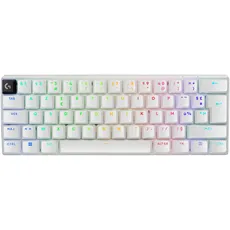 Logitech G PRO X 60 LIGHTSPEED kabellose Gaming-Tastatur, Clavier Français AZERTY, Weiß