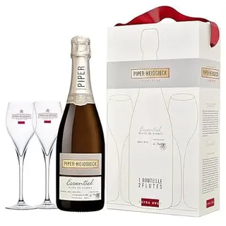 Piper-Heidsieck Essentiel Blanc de Blancs Extra Brut 12% vol 0,75 l Geschenkset