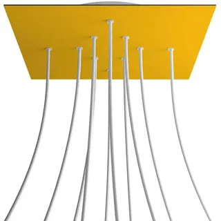 Creative Cables Kroq4010f113 Xxl Rose-one Quadratisches Senfgelbes Rosen-set - Multicolor - 400 mm