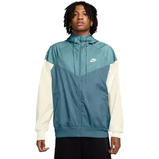 Nike Herren Regenjacke Heritage Essentials Windrunner DA0001-006 XL - Smokey Blue/Denim Turq/Sail/Sail - XL