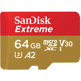 SanDisk Extreme 64GB Speicherkarte - Black
