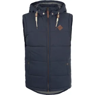 Steppweste SOLID "Steppweste SDDry", Herren, Gr. M, blau (insignia b), Obermaterial: 70% Baumwolle CO. 30% Nylon NY., Westen Steppweste