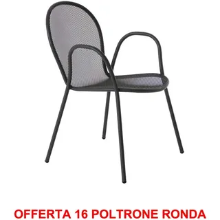 Angebot Emu 16 Sessel Stapelstuhl Ronda Eisen Antik BAR Möbel Externe Intern