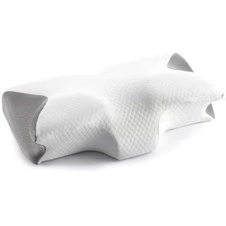 Innovagoods Viskoelastisches Nackenkissen Ergonomisches Komfortkissen - White - One Size