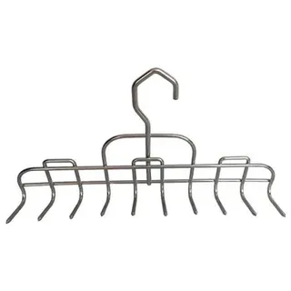 WolfCut Räucherhaken 10-tlg. Edelstahl silber