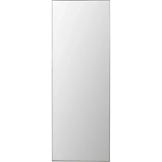 Kare Design Wandspiegel Starlet, Greige, 180x60 cm, Ganzkörperspiegel, mit Rahmen, zum Aufhängen, Rechteckig, Stahl, Wohnzimmer, Flur