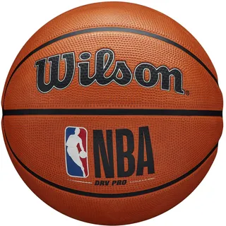 Wilson Basketball NBA DRV PRO, Outdoor, Tackskin Gummi, Größe: 6, Braun