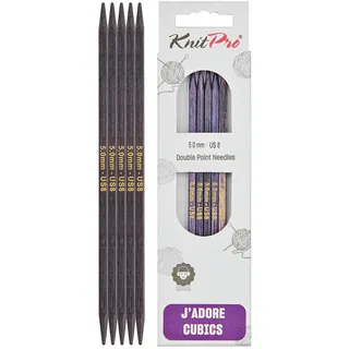 KnitPro J’adore Cubics Nadelspiele 6" (15cm) | 5mm