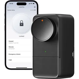 SwitchBot Smart Lock Pro Türschloss schwarz