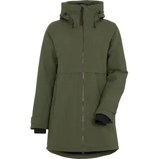 Didriksons Damen Helle 5 Parka (Größe M, gruen)