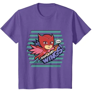 PJ Masks Owlette Superowl Wings T-Shirt, Kinder, Heidekrautlila, 128