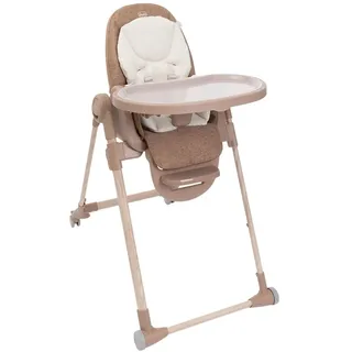 Chicco Polly Armonia, Kinderhochstuhl für Babys von der Geburt bis 40 kg, Hochstuhl mit verstellbarer Höhe und Fußstütze, Kompakt verstaubar, Modernes Design