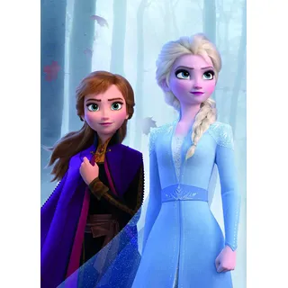 KOMAR Frozen Sisters Wood 50 x 70 cm
