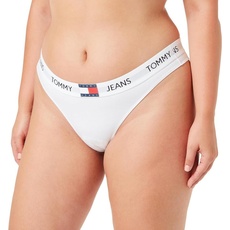 Tommy Hilfiger Damen Thong (EXT Sizes) UW0UW04956 Stringtangas, Weiß (White), 3XL