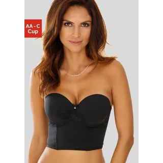 LASCANA Corsage mit herausnehmbaren Push-up Kissen, sexy Dessous, schwarz