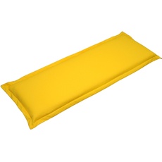 Bild von indoba® Bankauflage Premium 95°C vollwaschbar gelb, 120x45 cm