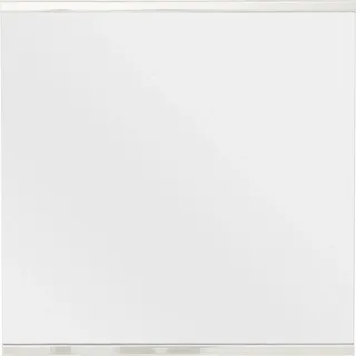 Invivus Wandspiegel , Weiß , Glas , rechteckig , 75x75.6x4.6 cm , Goldenes M, Made in Germany , in verschiedenen Größen erhältlich, waagrecht montierbar , Garderobe, Garderobenspiegel