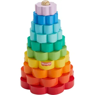 Fisher-Price Buntes Holz-Ringstapelset