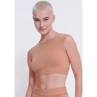 sloggi Crop-Top »GO Allround« One Size, geripptes Unterbrustband, atmungsaktiv, super weich, rosa