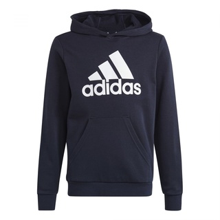 Adidas Unisex Kinder Hooded Sweat U Bl Hoodie, Legend Ink/White, IC6833, 128