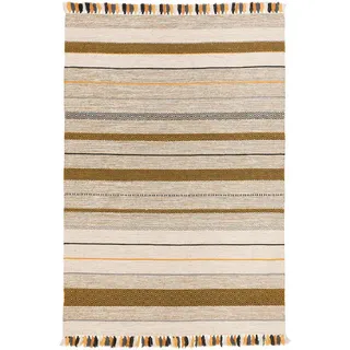 Pergamon Kelim Kalleen Wollteppich 200 x 300 cm Khaki