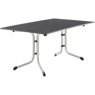 Sieger Boulevard-Klapptisch 165 x 95 x 73 cm Graphit/Schieferdekor Anthrazit