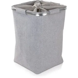 Möve Wäschekorb Tweed 35 x 35 x 50 cm , Stoff Badzubehör