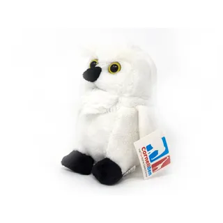Cornelissen - Kuscheltier - Schnee-Eule weiß - 14 cm - Weiß