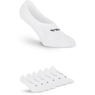 Fila UNISEX GHOST SOCKS Füßlinge 6er Pack Weiß 39-42