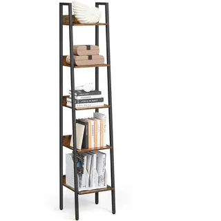 VASAGLE Bücherregal 5 Ebenen 0 x 0 x 0 cm Schwarz