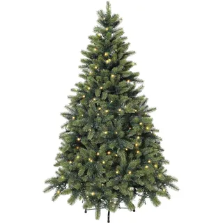 Künstlicher Weihnachtsbaum CREATIV DECO "Weihnachtsdeko, künstlicher Christbaum, Tannenbaum", grün, H:180cm Ø:120cm, Polyethylen, Weihnachtsbäume, Künstlicher Weihnachtsbaum, mit LED-Lichterkette