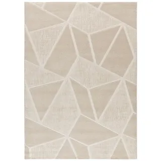 Atticgo Vintage-Teppich Beige Sensation 80/150 cm , Textil , Abstrakt , Rechteckig , 80x150 cm , Oeko-Tex® Standard 100 , antistatisch, für Fußbodenheizung geeignet, leicht zusammenrollbar , Teppiche und Böden, Teppiche, Vintageteppiche